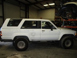 1989 TOYOTA 4RUNNER, 3.0L AUTO 4WD, COLOR WHITE, STK Z15908